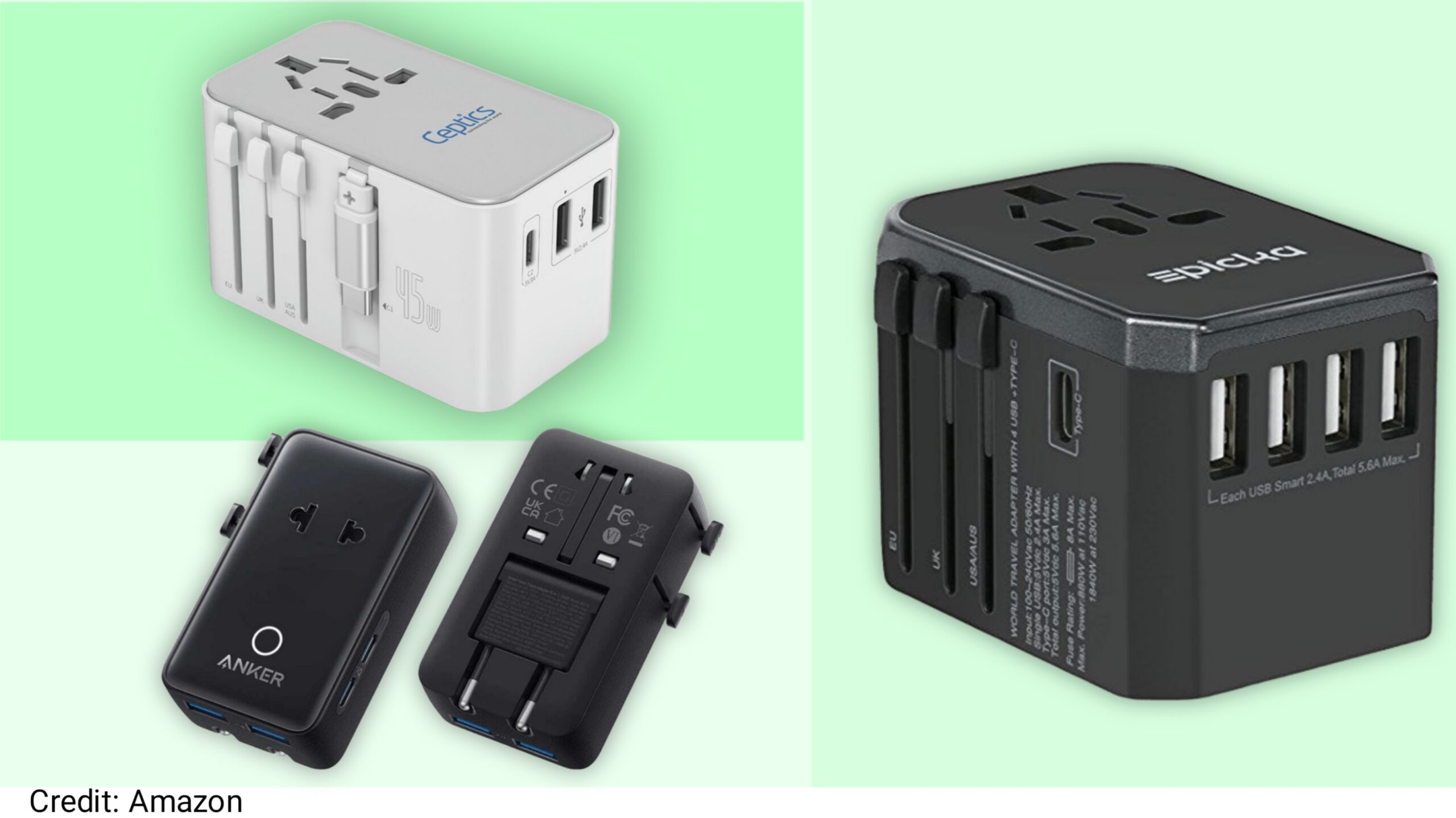 3 Best Travel Adapters for Europe & USA – Fast Charging Universal Plugs (2026)