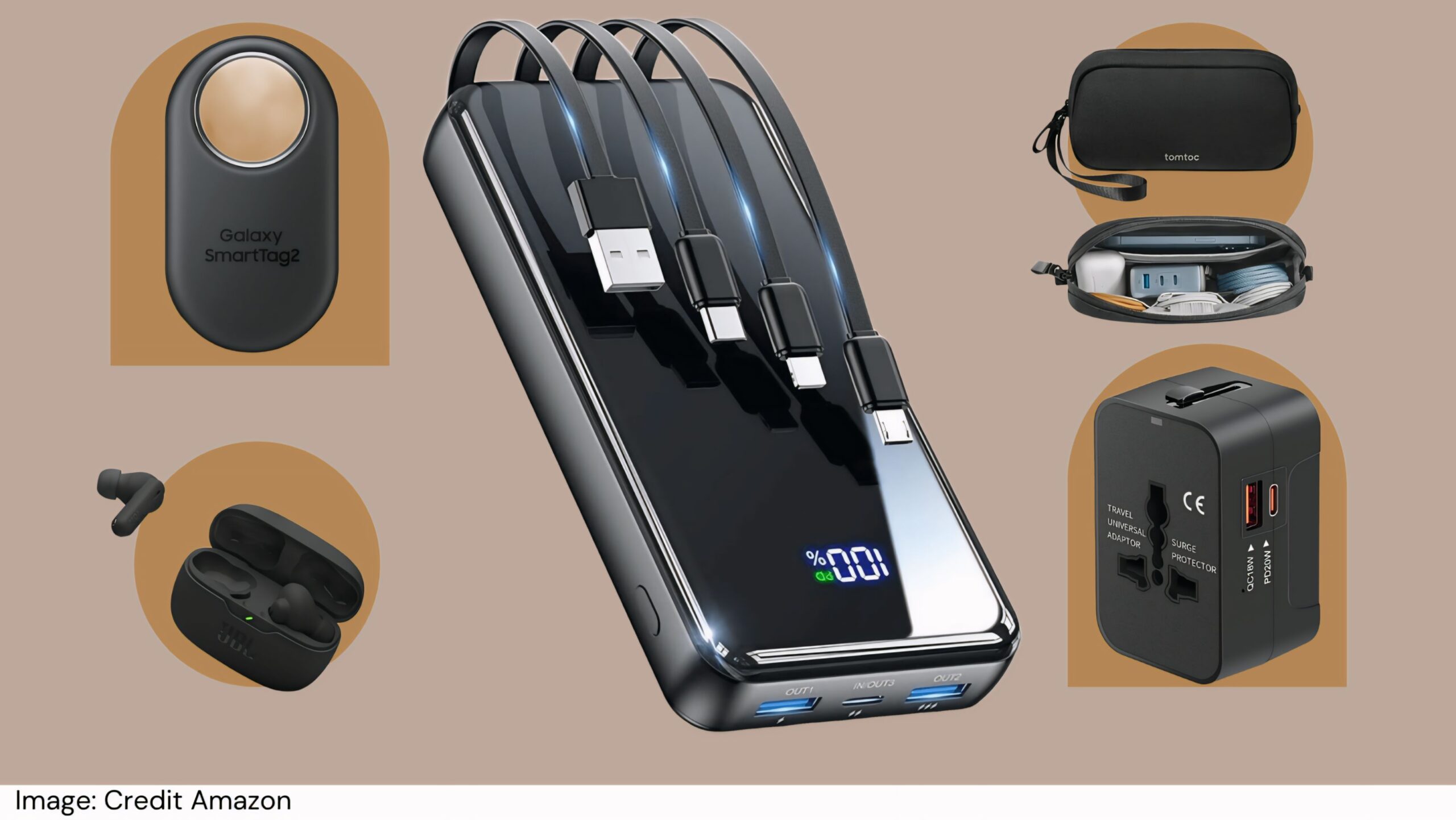 Top Travel Tech 2026: Universal GaN Adapter, 50000mAh Power Bank & ANC Earbuds